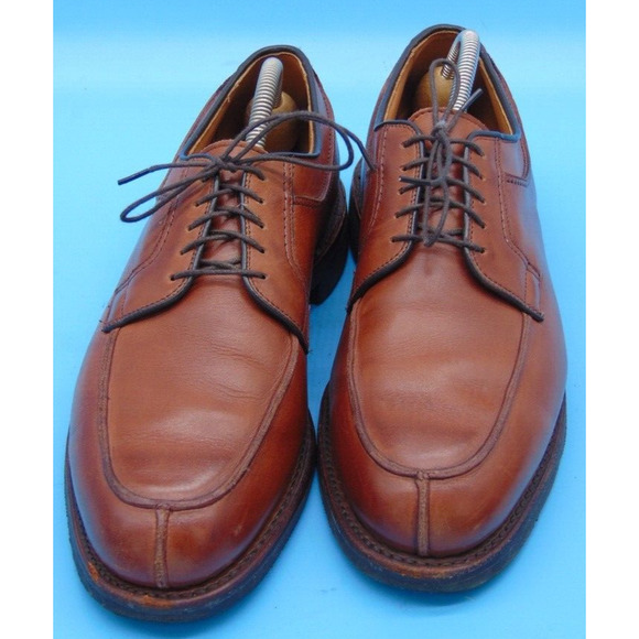 Allen Edmonds Dress Shoes Mens 9 D Stockbridge Oxford Brown Leather Classic main image 8